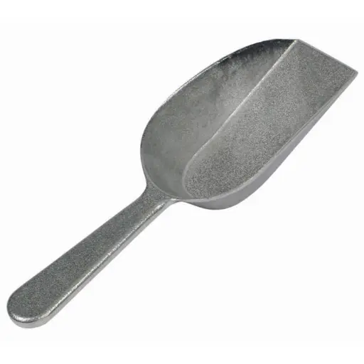[ASFB-4] Aluminum Scoop, Flat Bottom - 4 oz