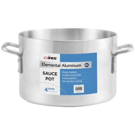 [ASSP-08] Elemental Aluminum, 8 Qt Sauce Pot, 4mm