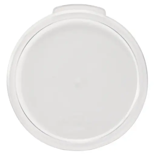 [PCRC-1C] Round Storage Container Cover, Clear Polycarbonate - 1 Quart