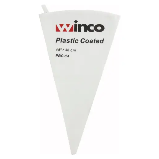 [PBC-14] Pastry Bag, Cotton with Plastic Coating - 14"