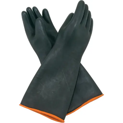 [NLGH-18] Heavy-Duty Natural Latex Gloves, 10-1/2" x 18-1/2"