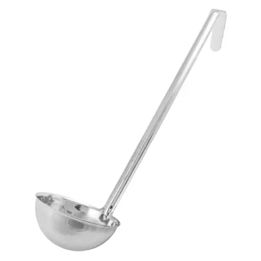 [LDIN-8] Winco Prime One-Piece Ladle, Stainless Steel - 8 oz