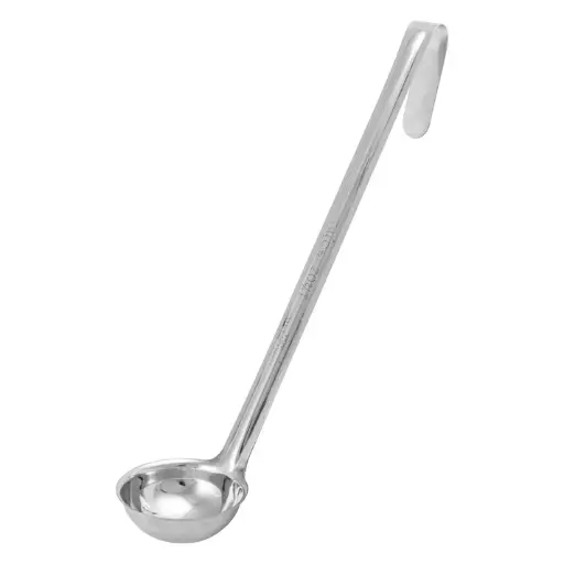 [LDIN-1.5]  Winco Prime One-Piece Ladle, Stainless Steel - 1-1/2 oz