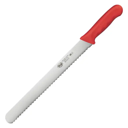 [KWP-121R] Stäl 12" Wavy Edge Slicer - Red