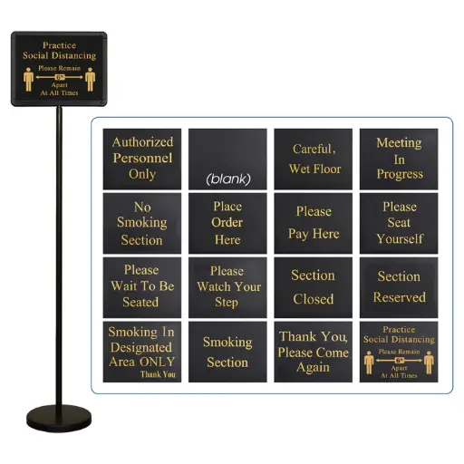 [HTS-60K] 60" Hostess Sign with 16 Message Variations