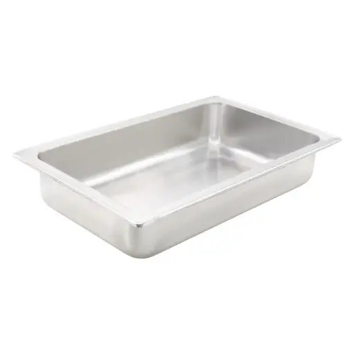 [C-WPF]  Dripless Water Pan, Full-Size, Flat Edge