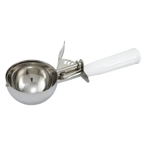 [ICD-6] Stainless Steel Thumb Press Disher with Plastic Handle, Size #6