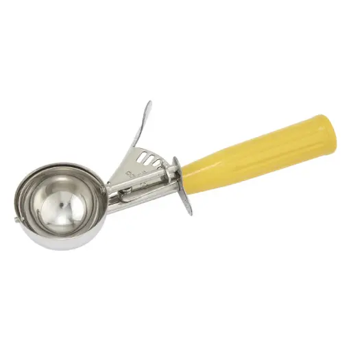 [ICD-20] Stainless Steel Thumb Press Disher with Plastic Handle, Size #20