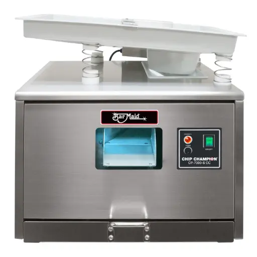  Bar Maid Chip Champion with Feeder Tray - 10,000 Pieces/Hour