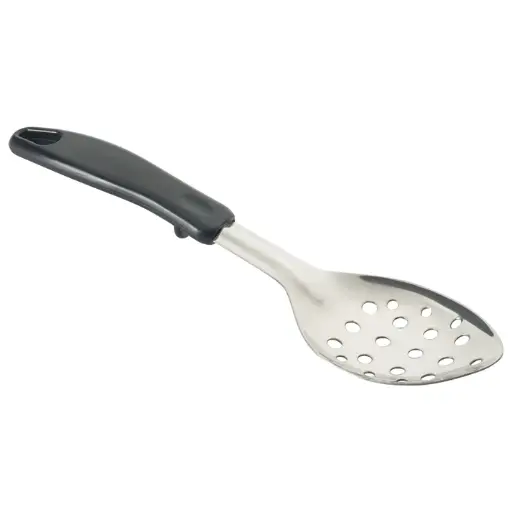 [BHPP-11] Basting Spoon with Stop-Hook Polypropylene Handle - Perforated, 11"