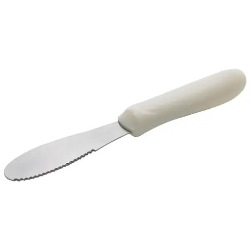 [TWP-31R] Sandwich Spreader, Red PP Hdl, 3-5/8" x 1-1/4" Blade