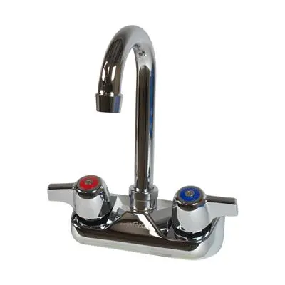 [HLF-W3G] Standard Duty Wall-Mounted Faucet ; 4 centers 3-1/2" Swing Spout 