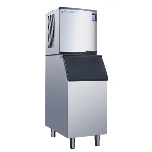 High-Capacity Commercial Ice Machine with 550 lb Storage Bin – 785 lb Daily Production