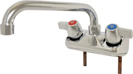 [HLF-W12] Standard Duty Wall-Mounted Faucet ; 4" centers 10" Swing Spout  