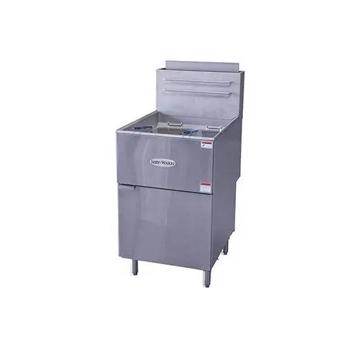 [SGF-70N] 21" Floor Model Natural Gas Full Pot Fryer, 70 lbs, 150.000 BTU