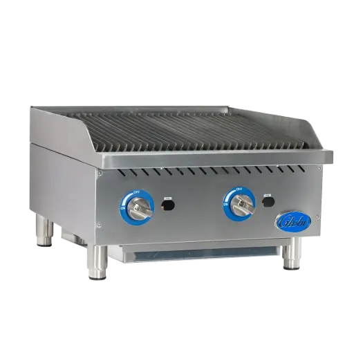Globe  24" Gas Charbroiler with Stainless Steel Radiants
