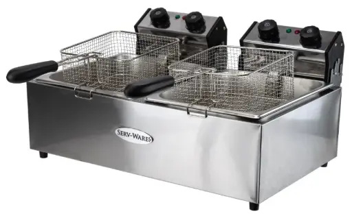 [EF-06L-2] Serv-Ware Electric Cooking Top Fryer Double Tank