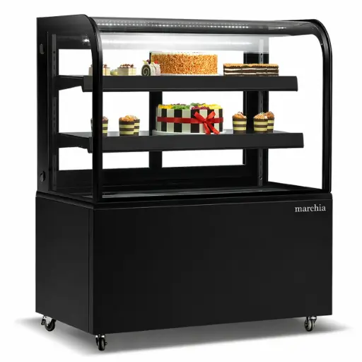 [MB36-8] Used Curved Glass Refrigerated Bakery Display Case