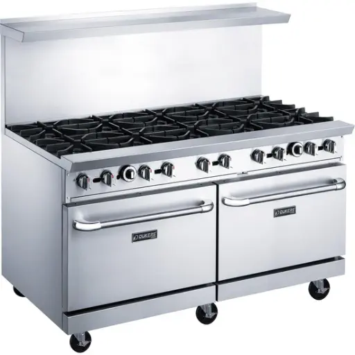 60" Gas Range with Ten (10) Open Burners