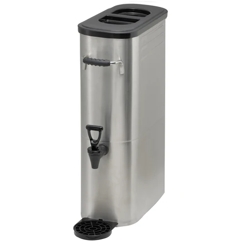 [SSBD-5] Slim Iced Tea Dispenser, Stainless Steel - 5 Gallon