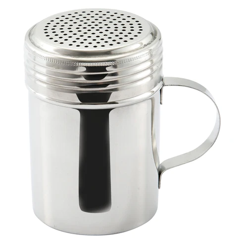 [DRG-10] Stainless Steel Dredge with Handle - 10 oz