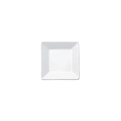 [RPS-4-SV1] Royalsquare Square Plate, White Porcelain, 12 Pieces/Case / 4"