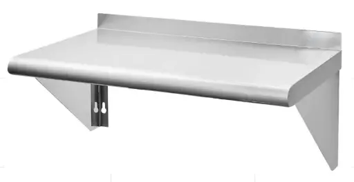 [WMS-1236-SV1] Wall Mount Shelf with 1.5" Lid Up. 18GA.430S/S / 12" x 36