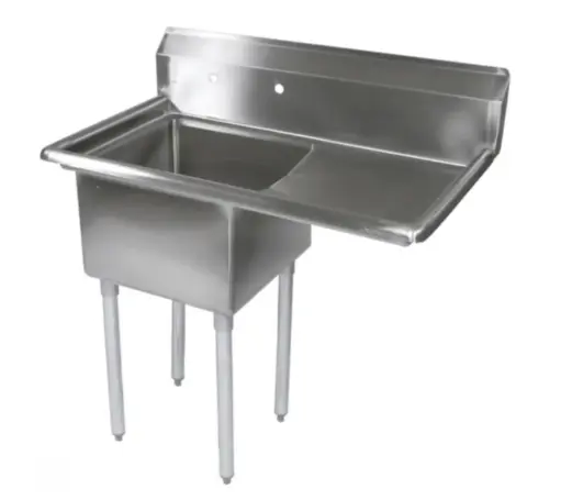 [LJ1216-1R-SV1] L&J LJ1216-1R 27" 1 Compartment Sink / Right Drainboard