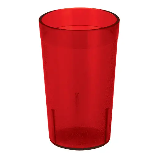 [PTP-08R-SV1] Pebbled Tumblers - 8 oz / Red