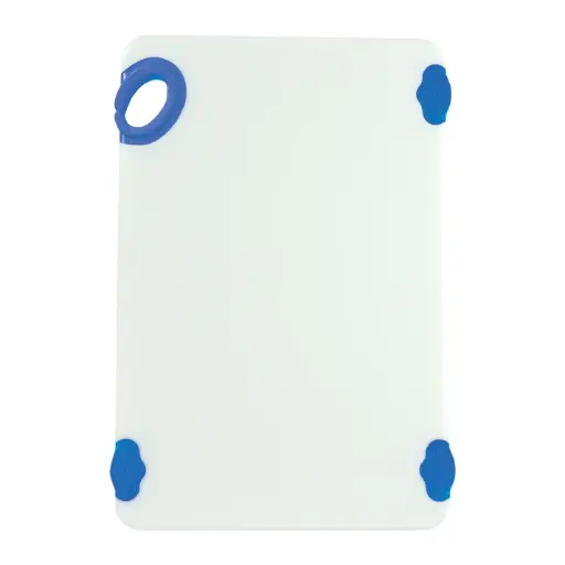 [CBN-1218BU-SV1] STATIK BOARD Cutting Boards, Colored - 12 x 18 / White/Blue