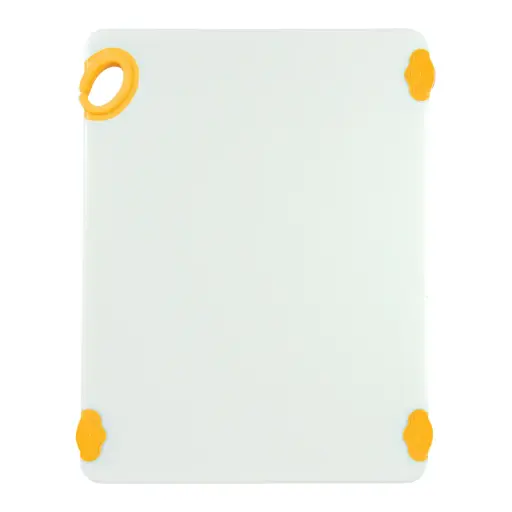 [CBN-1520YL-SV1] STATIK BOARD Cutting Boards, Colored - 15 x 20, / White/Yellow
