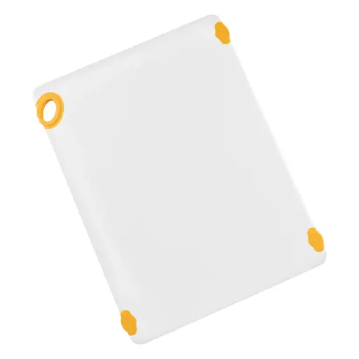 [CBN-1824YL-SV1] STATIK BOARD Cutting Boards, Colored - 18 x 24 / White/Yellow