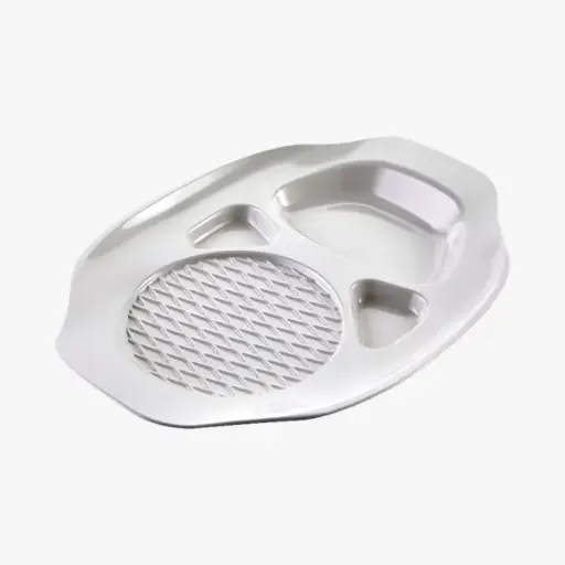 [625-W-SV1] TERMOSTAR BURGER PLATE / White