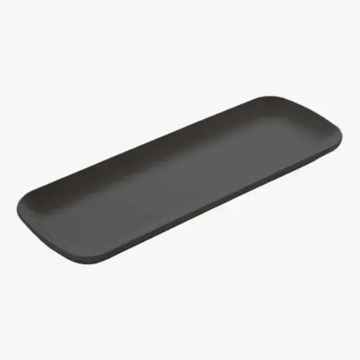 [530-B-SV1] TERMOSTAR CORNERED PIDE PLATE / black