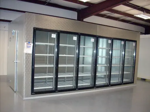 [CD-24-4D-SV1] Walk-in Cooler Glass Door and Frame Work 24" x 79" / 4 Doors