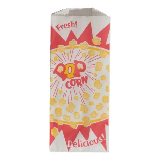 [41001-SV1] BenchmarkUSA Popcorn Paper Bags - 1,000 pieces/case / 1 Oz
