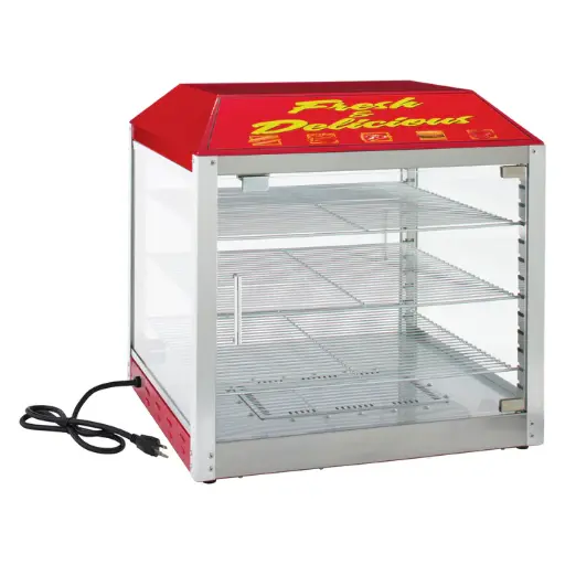 BenchmarkUSA 2 Door Pizza Warmer / Merchandiser - 18